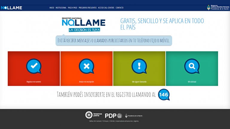 No llame