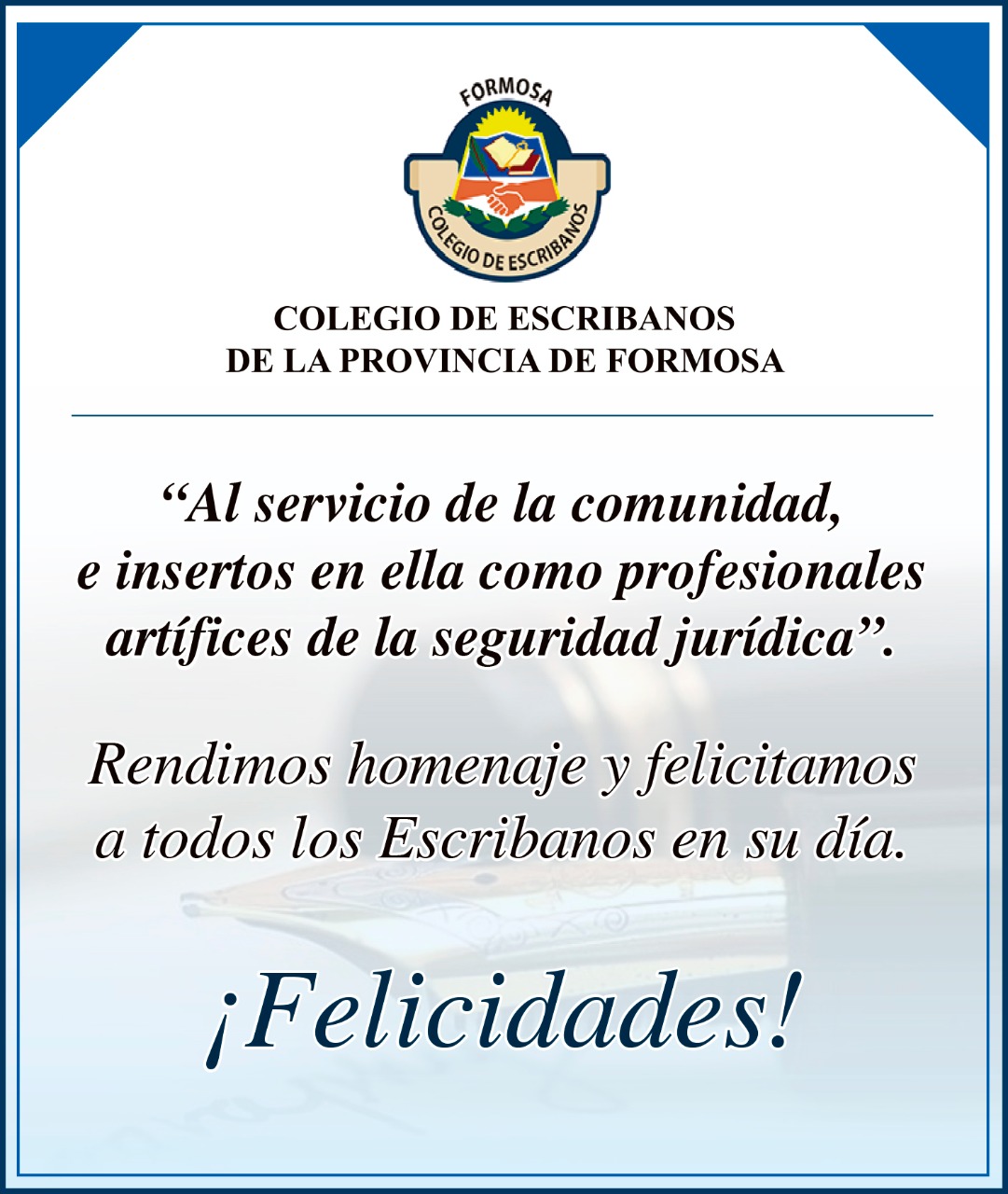 DIA DEL ESCRIBANO